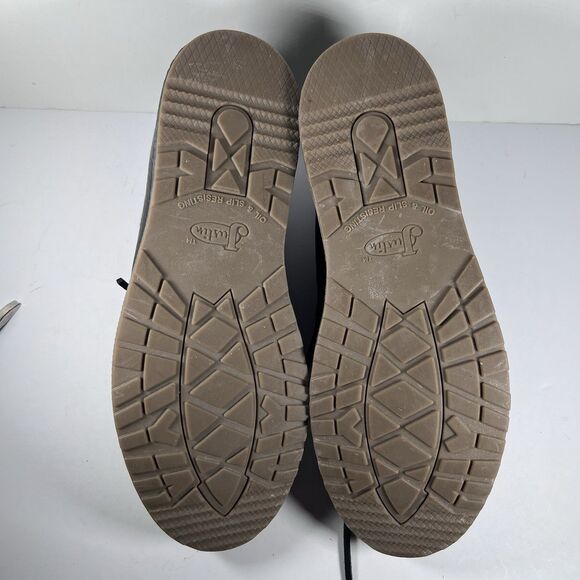 Justin 281 Solace Charcoal Gray Lace Up Akle Chukka Boots Men's Size 11 D - Picture 8 of 9